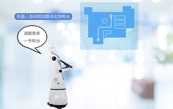 派宝行业机器人X2，室内导航，引导带路