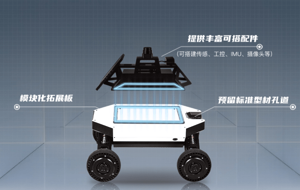 派宝UGV底盘E1，模块化设计